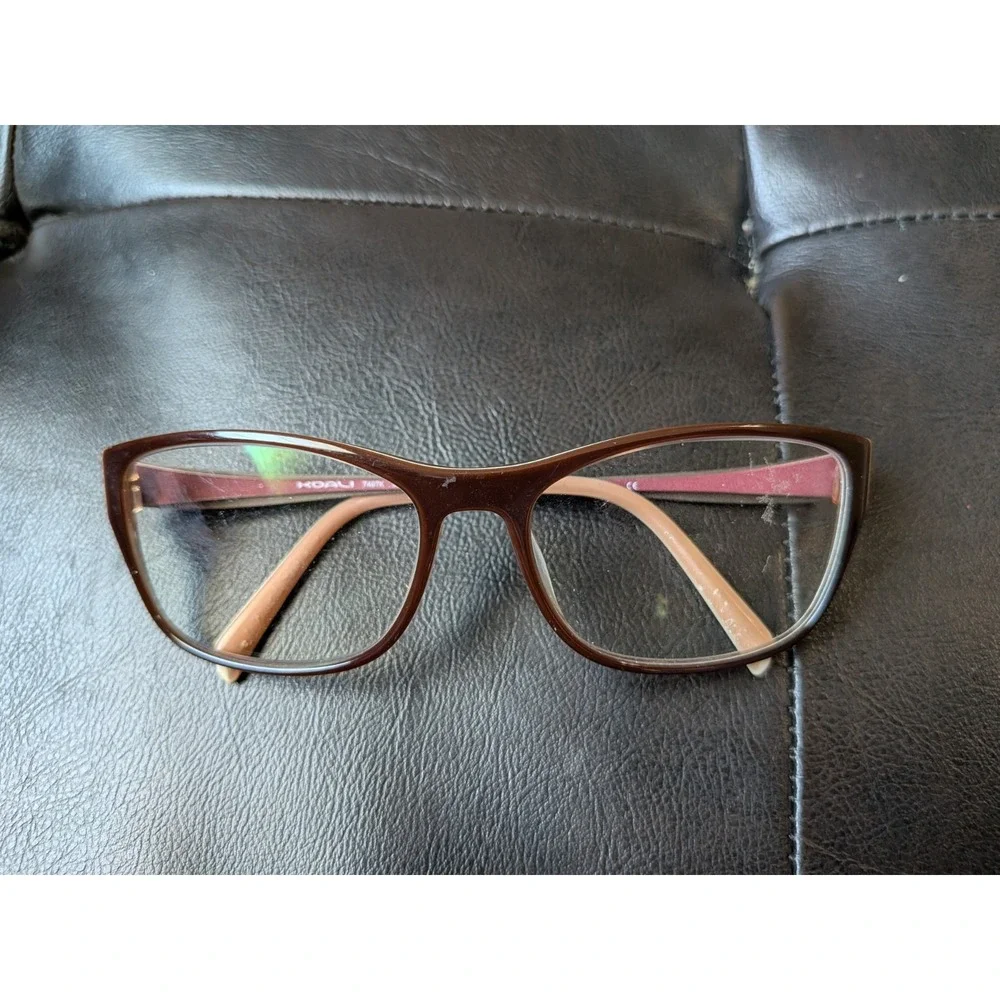 MOREL KOALI 7497K MM031 Designer Eyeglasses Brown 55-16-130 Full Rim, France